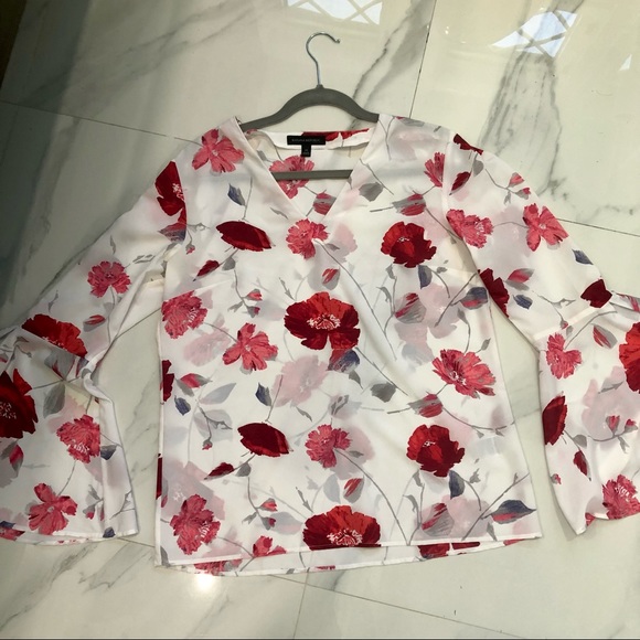 BANANA REPUBLIC FLORAL BLOUSE - Picture 4 of 6